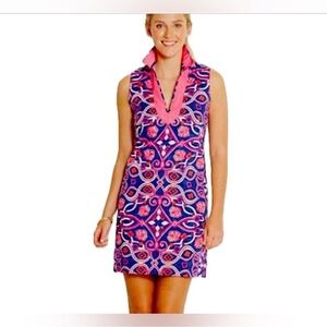 Vineyard Vines Martha’s Vineyard Shell Scarf Print Tunic Print Dress NWT Sz 8